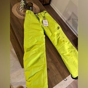 Boys Snowpants Lime Green NWT